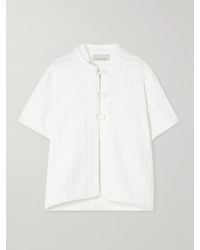 LIBEROWE - Hetty Hemd Aus Kariertem Bouclé-Tweed Aus Einer Baumwollmischung - Lyst