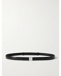 TOTEME - Slide Glossed Leather Belt - Lyst