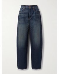 SLVRLAKE Denim - Ella Mid-Rise Barrel-Leg Jeans - Lyst