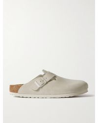 Birkenstock - Boston Suede Clogs - Lyst