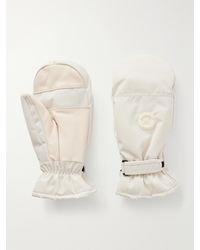 Yves Salomon - Logo-Appliquéd Padded Leather-Trimmed Shell Ski Mittens - Lyst