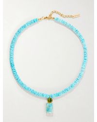 Jennifer Behr - Alette-Tone Crystal And Stones Necklace - Lyst
