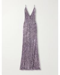 Ilkyaz Ozel - Claudie Sequin-Embellished Lace Gown - Lyst