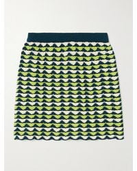 Escvdo - Motupe Scalloped Crocheted Cotton Mini Skirt - Lyst