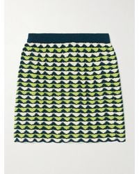 Escvdo - Mini-Jupe En Coton Crocheté À Festons Motupe - Lyst