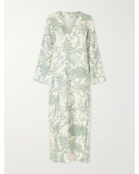 lemlem - Theodora Printed Linen Maxi Dress - Lyst
