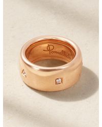 Pomellato - Iconic Medium/Large Ring Aus 18 Karat Roségold Mit Diamanten - Lyst
