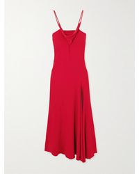 Isabel Marant - Robe Longue En Crêpe À Découpe Et À Drapé Kapri - Lyst