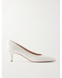 Gianvito Rossi - Amelia 55 Patent-Leather Pumps - Lyst