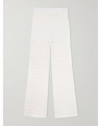 arch4 - Ray Crocheted Cotton Straight-Leg Pants - Lyst