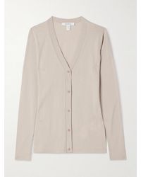 Max Mara - Cotton And Silk-Blend Cardigan - Lyst
