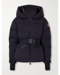 Moncler - Tolima Hooded Belted Stretch-Shell Down Ski Jacket - Lyst