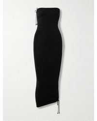 Wolford - Strapless Stretch-Jersey Midi Dress - Lyst