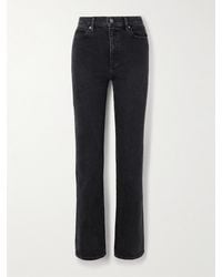 FRAME - The Ruler High-Rise Slim-Leg Jeans - Lyst