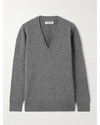 Jil Sander - Pullover Aus Einer Woll-Kaschmirmischung - Lyst