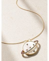 L'Atelier Nawbar - The Planet Kette Aus 18 Karat Mit Mehreren Steinen - Lyst