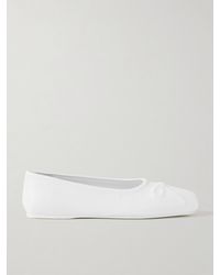 Marni - Embossed Leather Ballet Flats - Lyst
