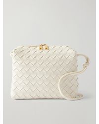 Bottega Veneta - Loop Small Intrecciato Leather Shoulder Bag - Lyst