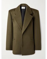 Saint Laurent - Oversized Wool Coat - Lyst