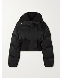 Givenchy - Quilted Shell And Ribbed Wool-Blend Down Jacket - Lyst
