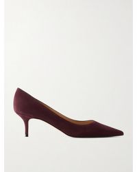 Gianvito Rossi - Gianvito 55 Suede Pumps - Lyst