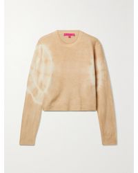 The Elder Statesman - Spiral City Tie-Dyed Wool And Cashmere-Blend Sweater - Lyst