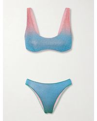 Oséree - Lumière Metallic Lurex Bikini - Lyst