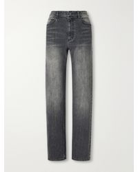 Tibi - Charlotte Mid-Rise Straight-Leg Jeans - Lyst