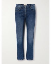 The Row - Riaco Halbhohe Jeans Mit Geradem Bein - Lyst