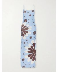 cala de la cruz ornella ruched jersey maxi dress Cala De La Cruz Ornella Ruched Jersey Maxi Dress