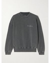 Anine Bing - Jaci Printed Cotton-Jersey Sweatshirt - Lyst