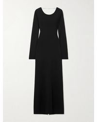 Bottega Veneta - Open-Back Chain-Embellished Knitted Maxi Dress - Lyst