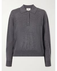 Loulou de Saison - Miles Cashmere Polo Sweater - Lyst
