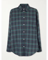 Rohe - Checked Wool-Blend Shirt - Lyst