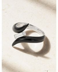 Nikos Koulis - Oui 18-Karat, Diamond And Enamel Ring - Lyst