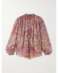 Etro - Paisley-Print Silk-Crepon Shirt - Lyst