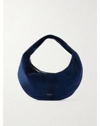 KHAITE - Olivia Mini Suede Shoulder Bag - Lyst