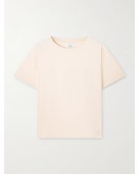 Loulou de Saison - Telanto Embroidered Supima Cotton-Jersey T-Shirt - Lyst