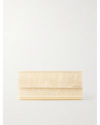 Jimmy Choo - Sweetie Logo-Engraved Resin Clutch - Lyst