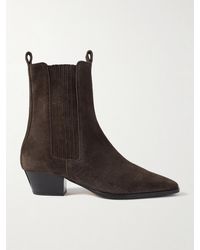 Aeyde - Bottines En Daim Agata - Lyst