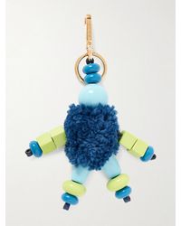 Etro - Little Wool-Blend, -Tone And Enamel Bag Charm - Lyst