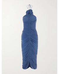 Magda Butrym - Appliquéd Stretch-Jersey Midi Dress - Lyst