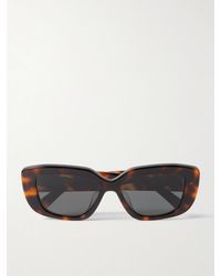 Celine - Triomphe Sonnenbrille Mit Eckigem Rahmen Aus Azetat - Lyst