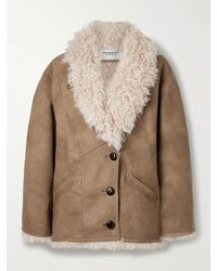 Isabel Marant - Clea Fleece Coat - Lyst