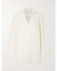 Lisa Marie Fernandez - Tie-Detailed Woven Tunic - Lyst