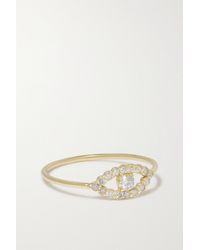 Jennifer Meyer Evil Eye Ring Aus 18 Karat Gold Mit Diamanten - Natur
