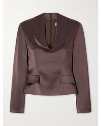 Violante Nessi - Kendal Satin Blouse - Lyst