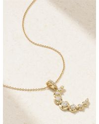 Jennifer Meyer - Moon 18-Karat Diamond Necklace - Lyst