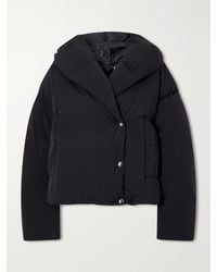 Sportmax - Vodka Hooded Cropped Shell Down Jacket - Lyst