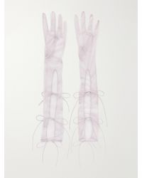 PAULINE DUJANCOURT - Flora Tulle Gloves - Lyst